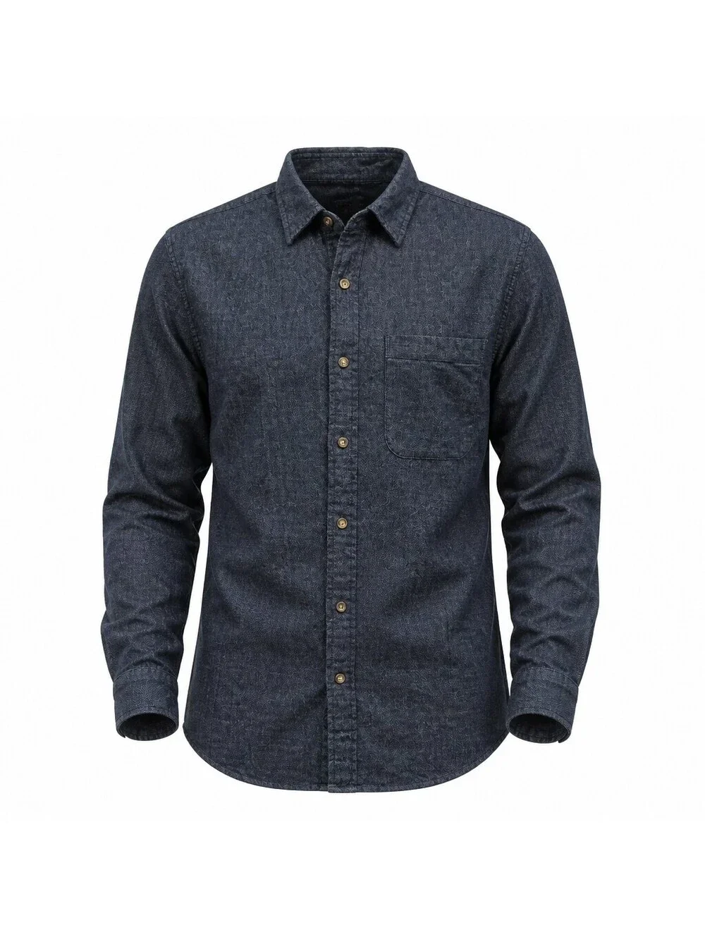 Banana Republic Standard Fit Dark Blue Cotton Shirt Size Small